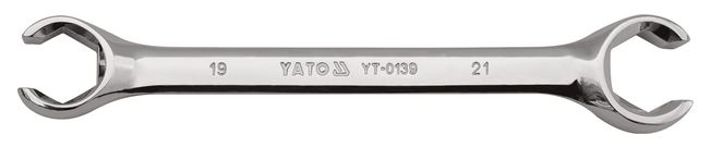 Klíč prstencový polootevřený 19x21 mm YATO YT-0139